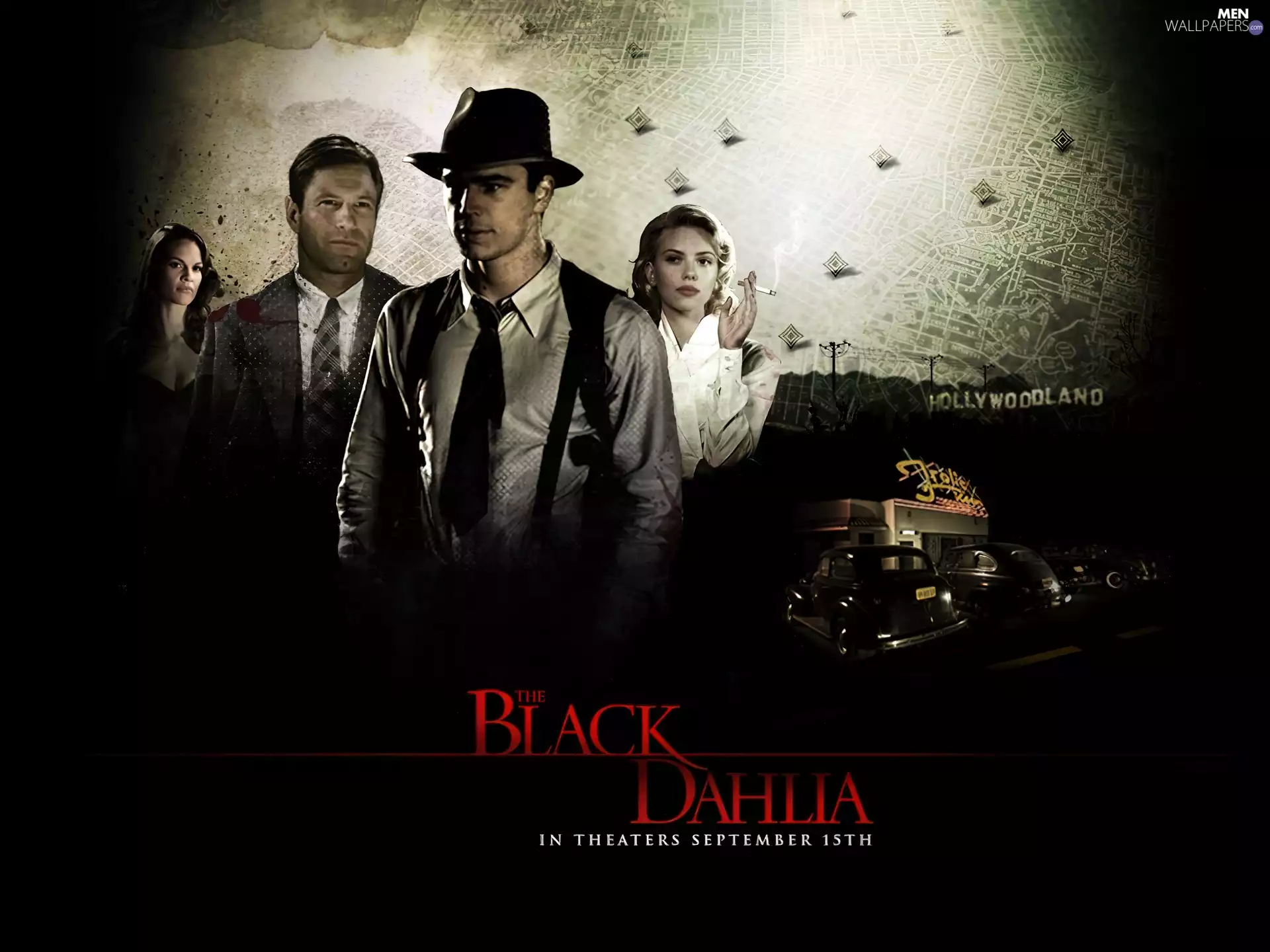 Aaron Eckhart, Hilary Swank, Scarlett Johansson, Josh Hartnett, Black Dahlia