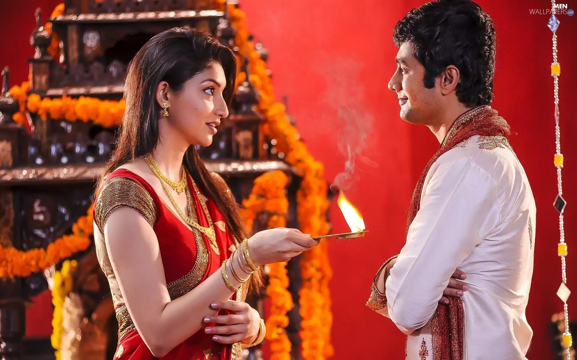 Women, Actors, Bollywood, a man