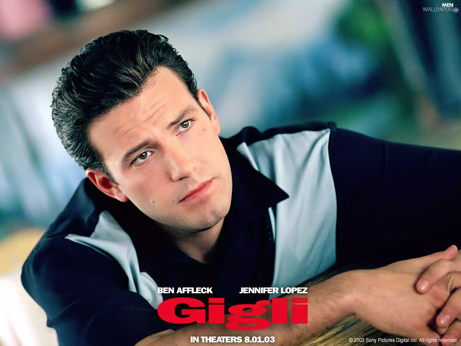 Ben Affleck, Hair, hands, dark