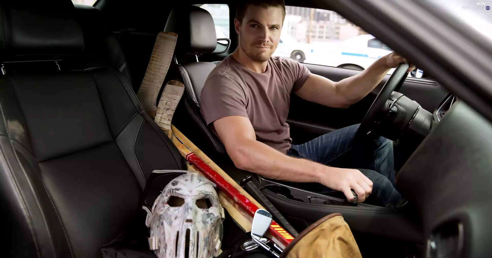 Stephen Amell, a man, actor