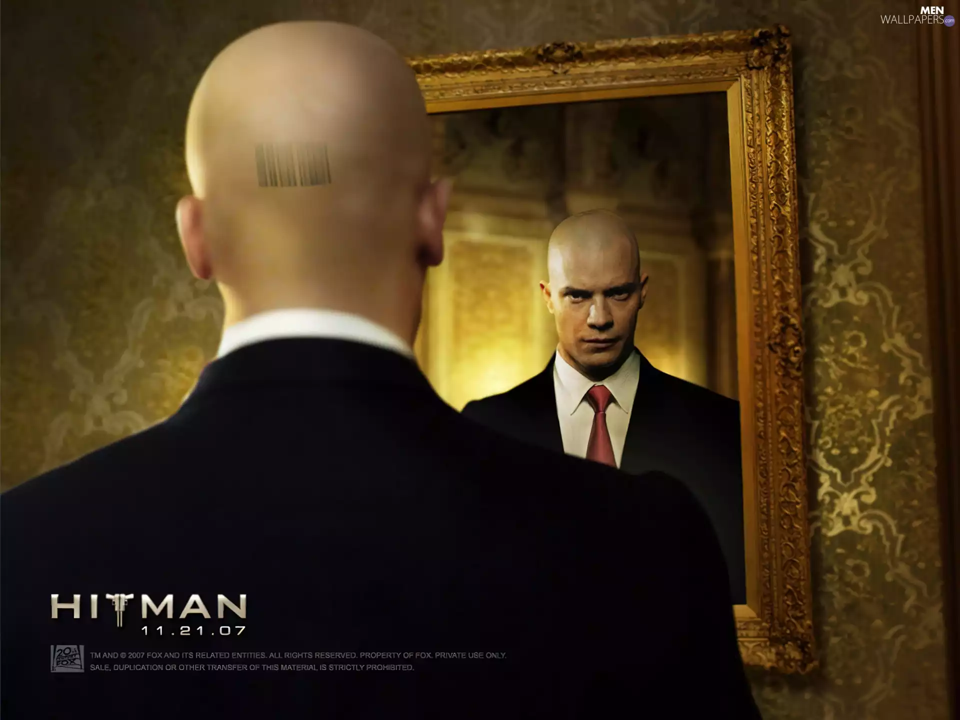Hitman, bald, code, Timothy Olyphant