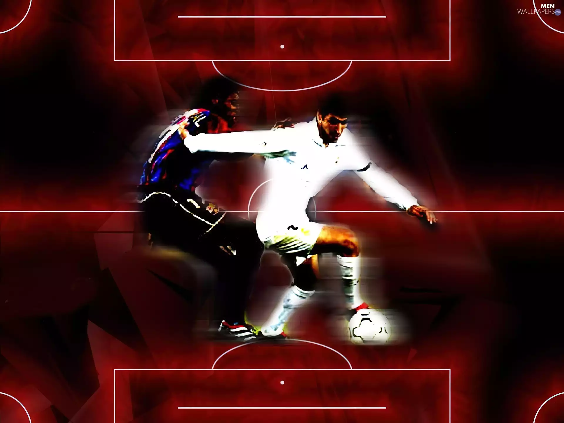 Playing Field, footballer, Ball