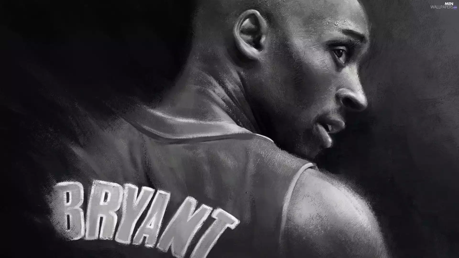 Kobe Bryant, graphics, basketball