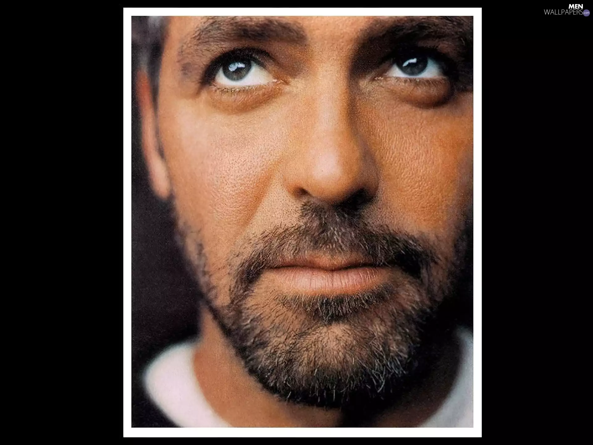 moustache, George Clooney, beard