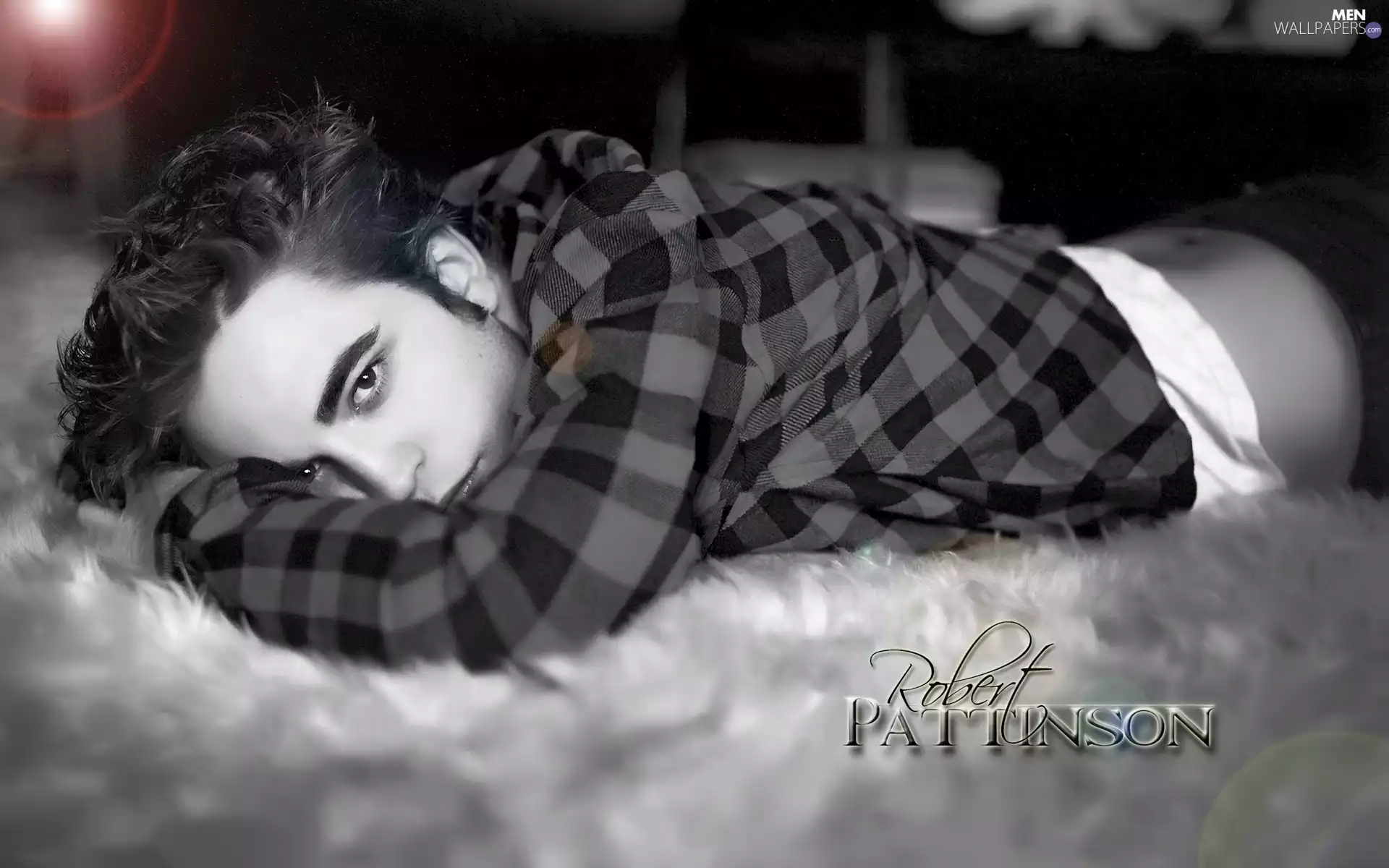 Robert Pattinson, White Bed