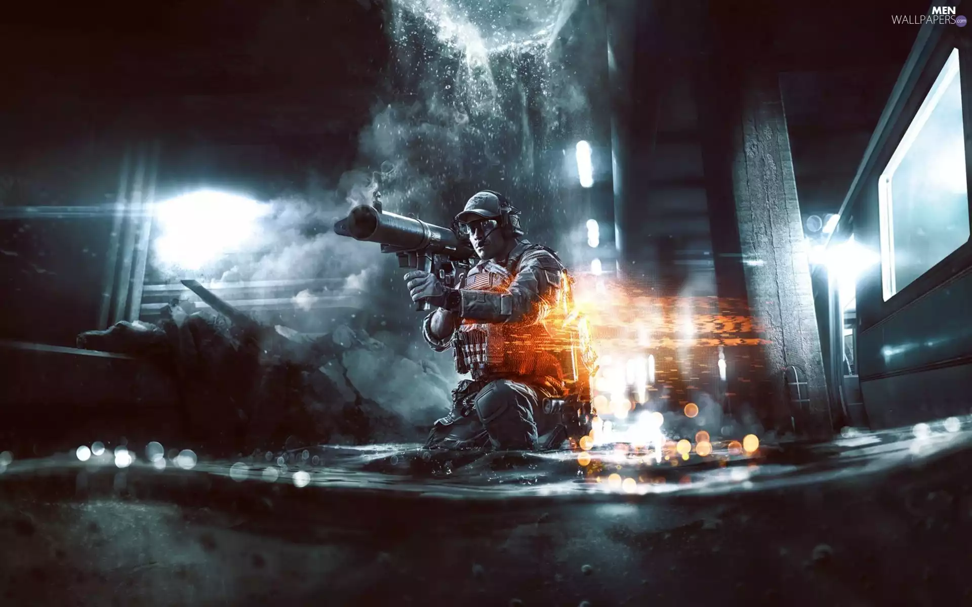 Battlefield 4, Weapons, Big Fire, soldier