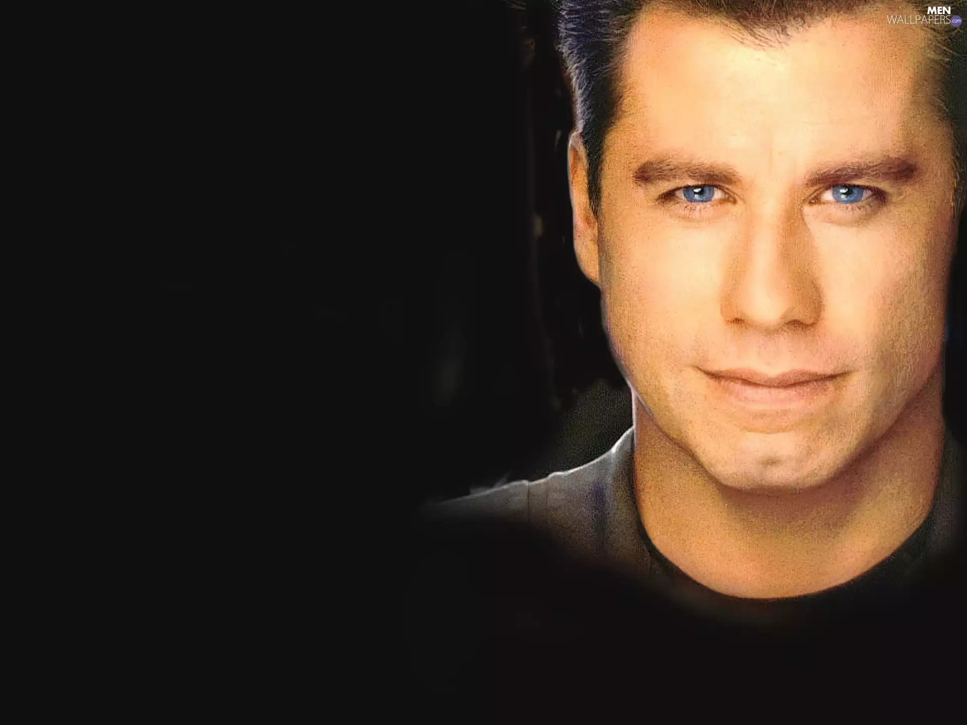 Blouse, John Travolta, black