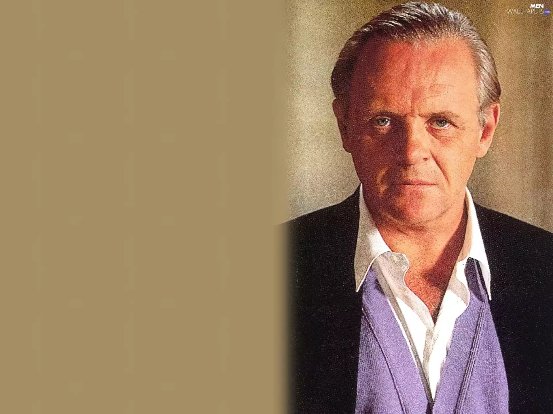 Coat, Anthony Hopkins, black