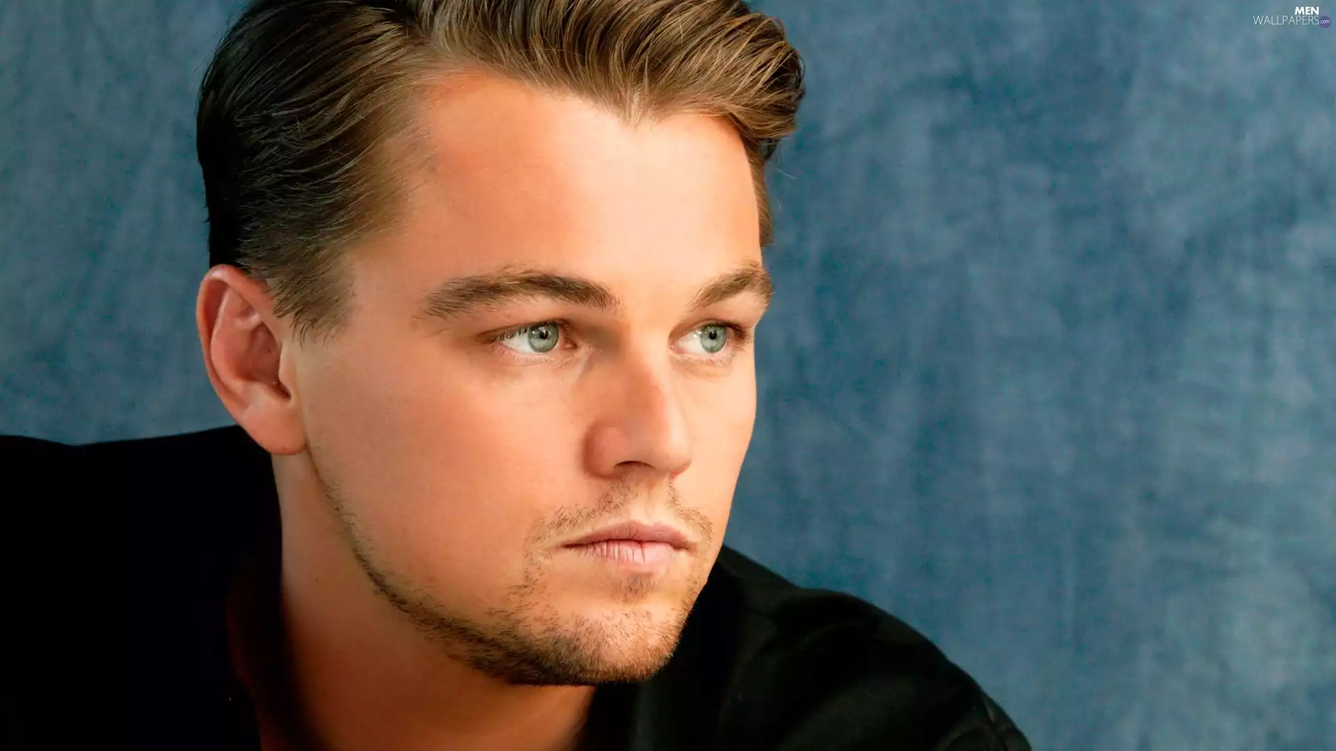 shirt, hair, actor, black, Leonardo DiCaprio