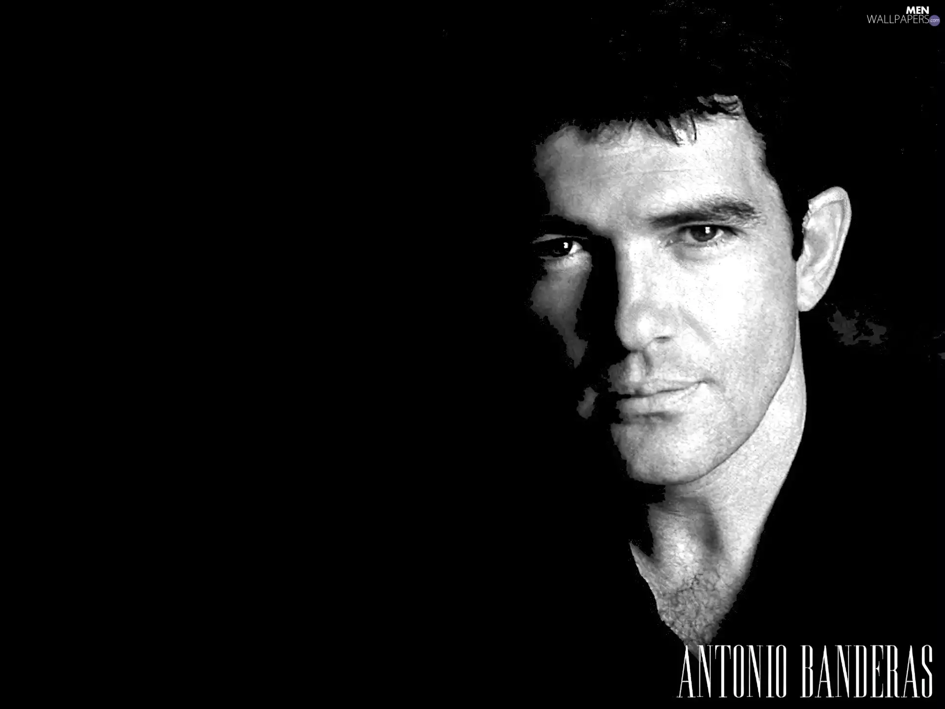 Hair, Antonio Banderas, Black