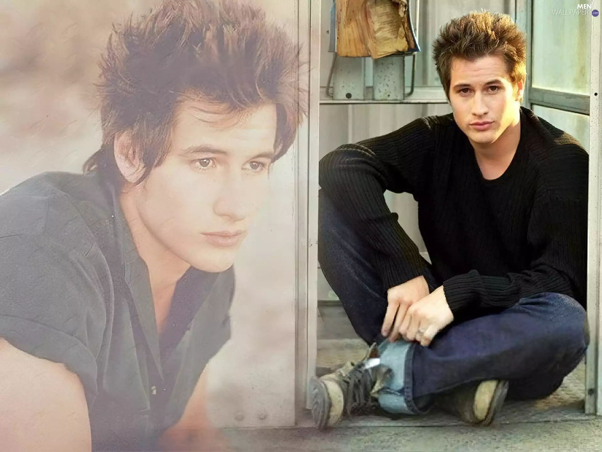 sweater, Brendan Fehr, Black