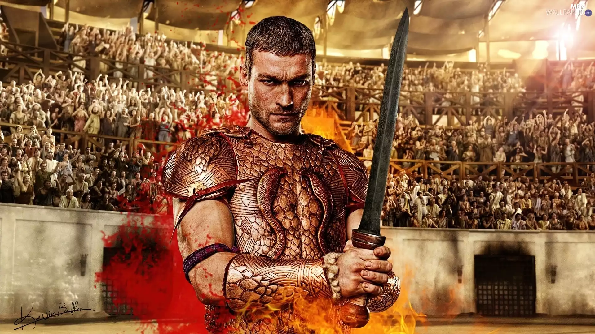 Andy Whitfield, Spartacus, Blood and Sand