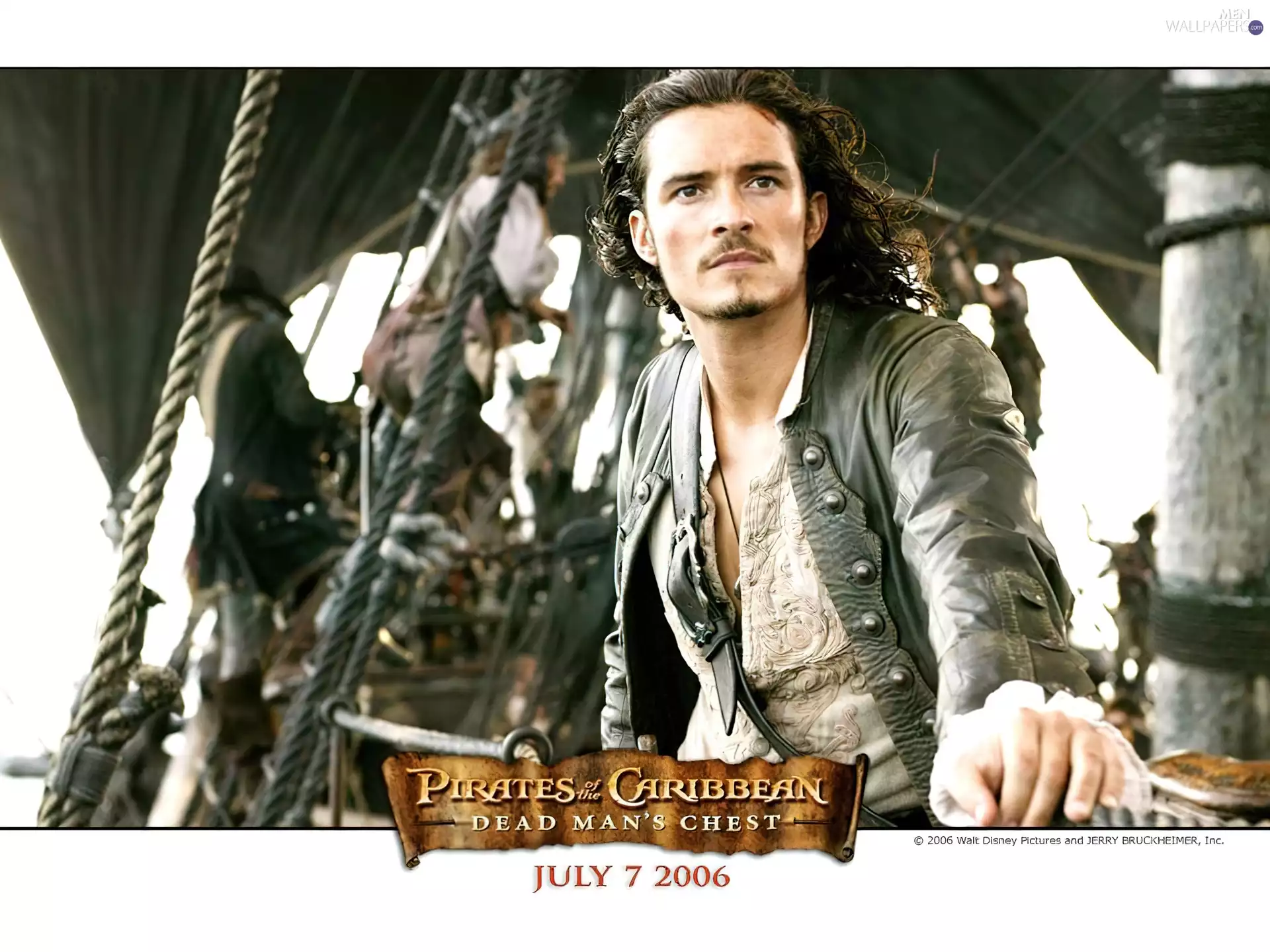 piraci_z_karaibow_2, Ship, ropes, Orlando Bloom