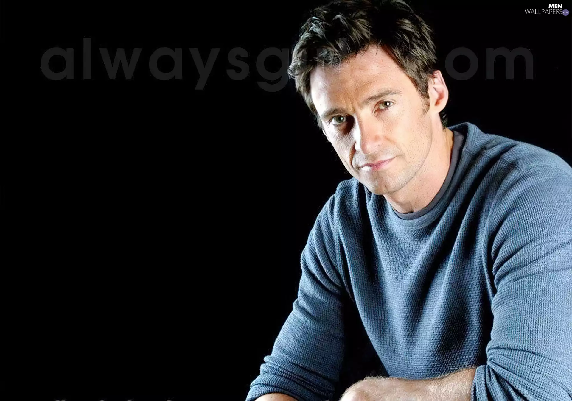 Hugh Jackman, Blue blouse