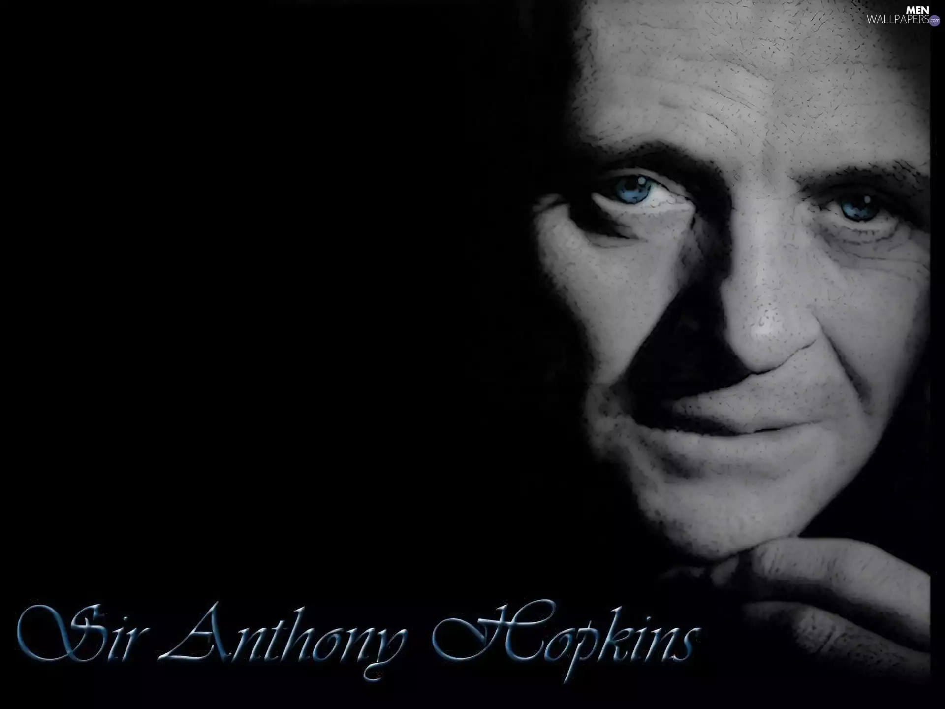 Eyes, Anthony Hopkins, blue