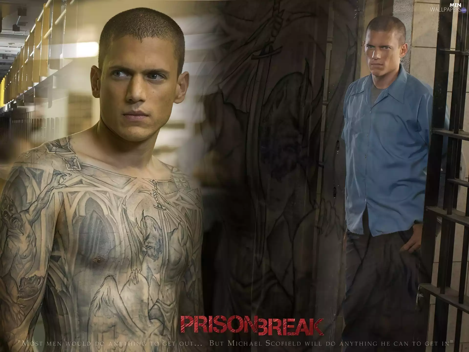 Tattoo, Draft, Prison Break, Wentworth Miller, Prison Break