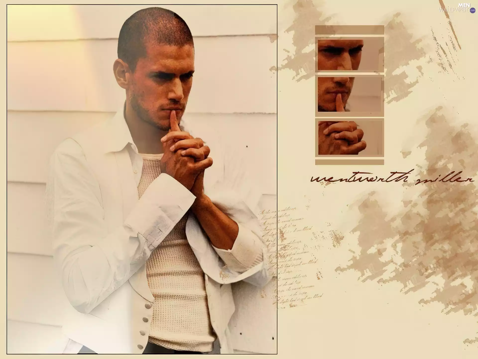 thoughts, waistcoat, Prison Break, Wentworth Miller, Prison Break
