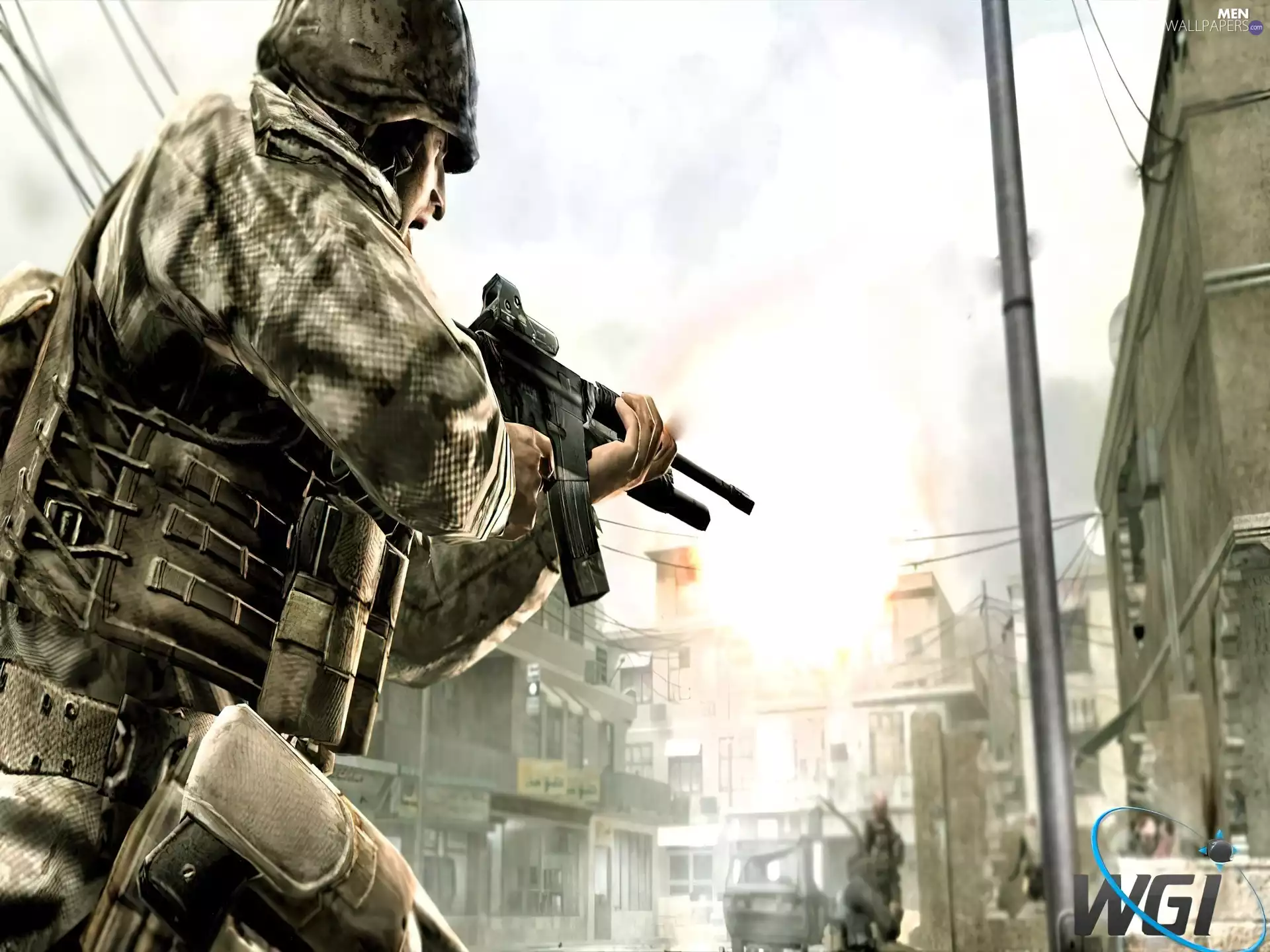 Street, Call of Duty, soldier