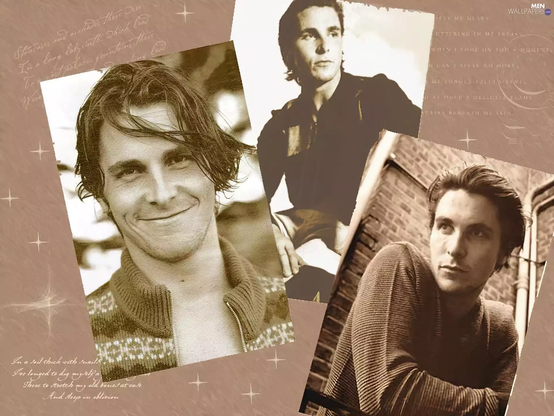 Christian Bale, stretched