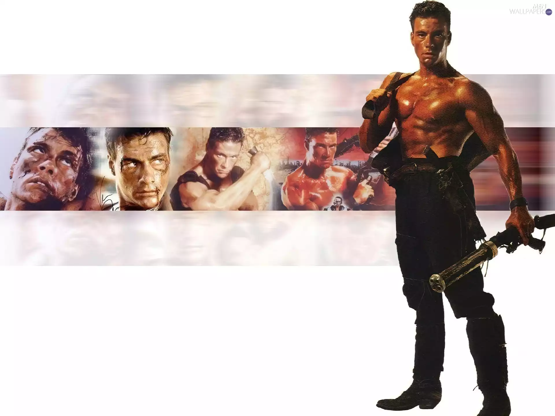long boots, Jean Claude Van Damme, Weapons