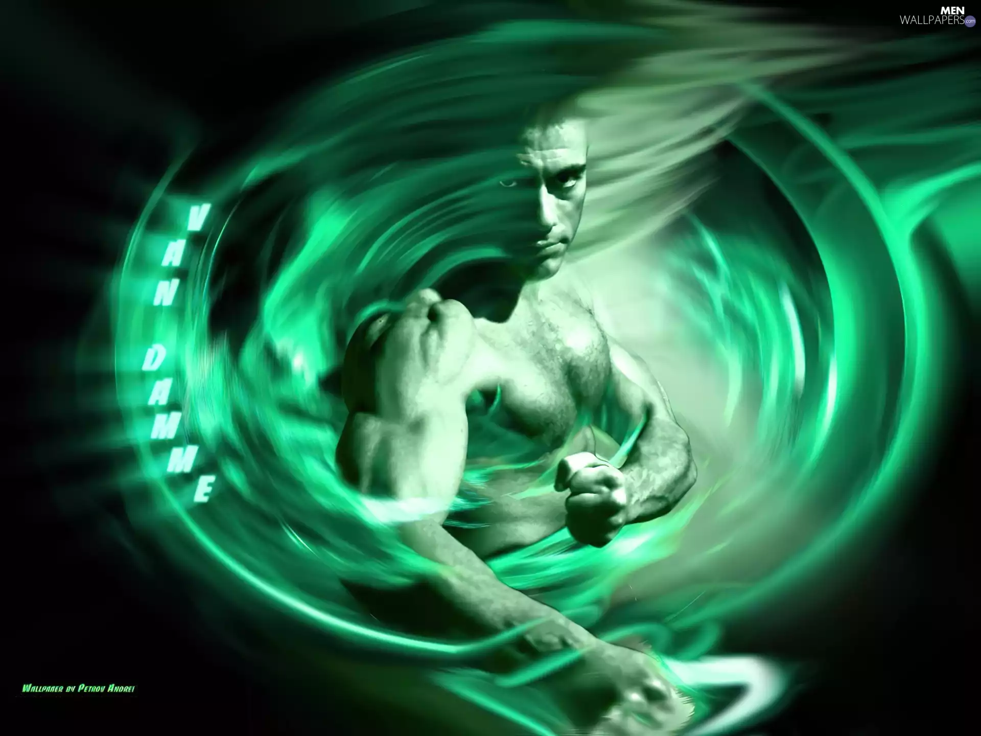 Jean Claude Van Damme, face