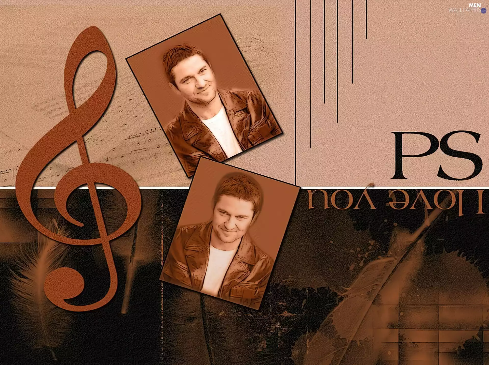 Gerard Butler, treble clef