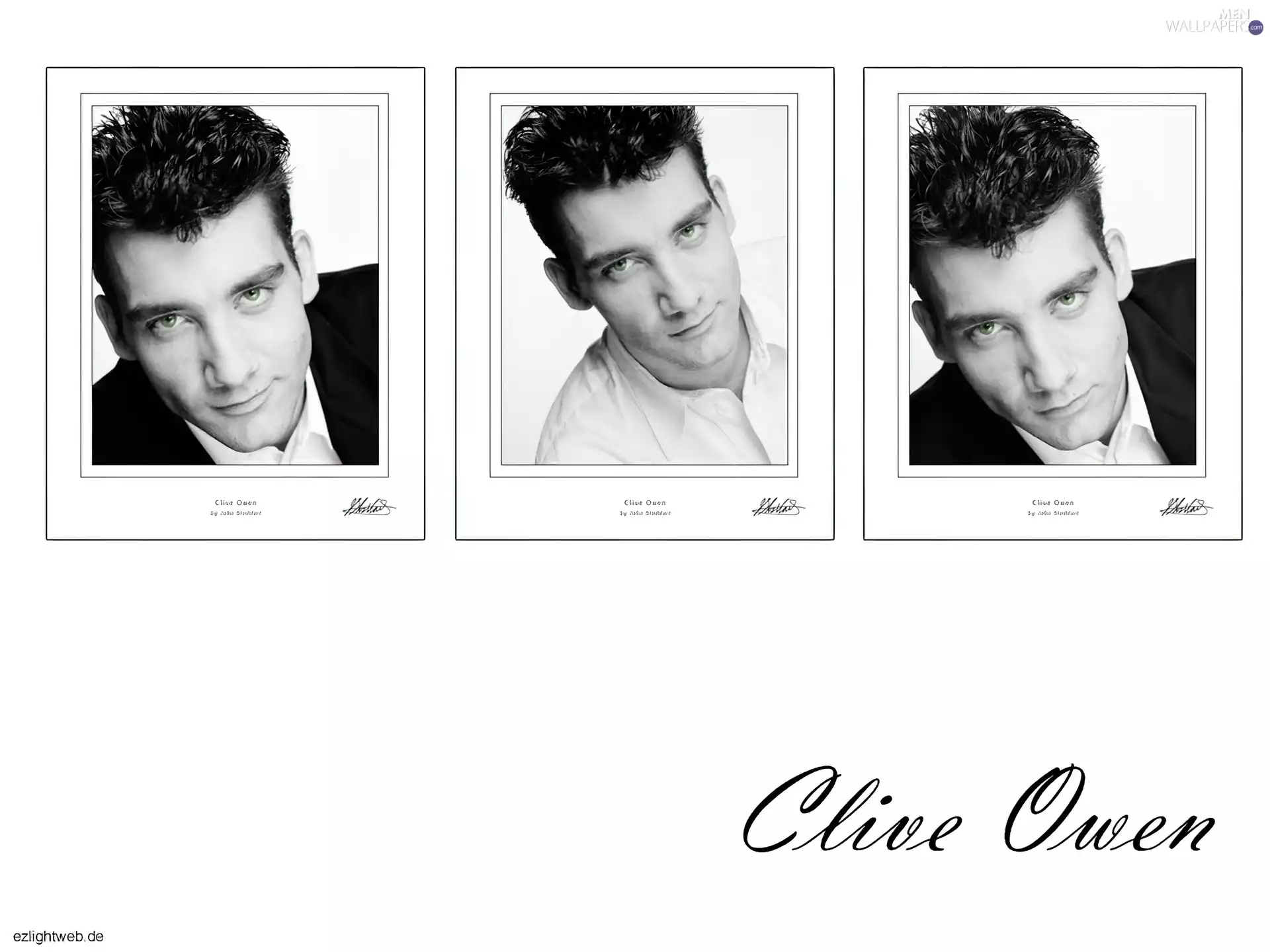 Clive Owen, faces