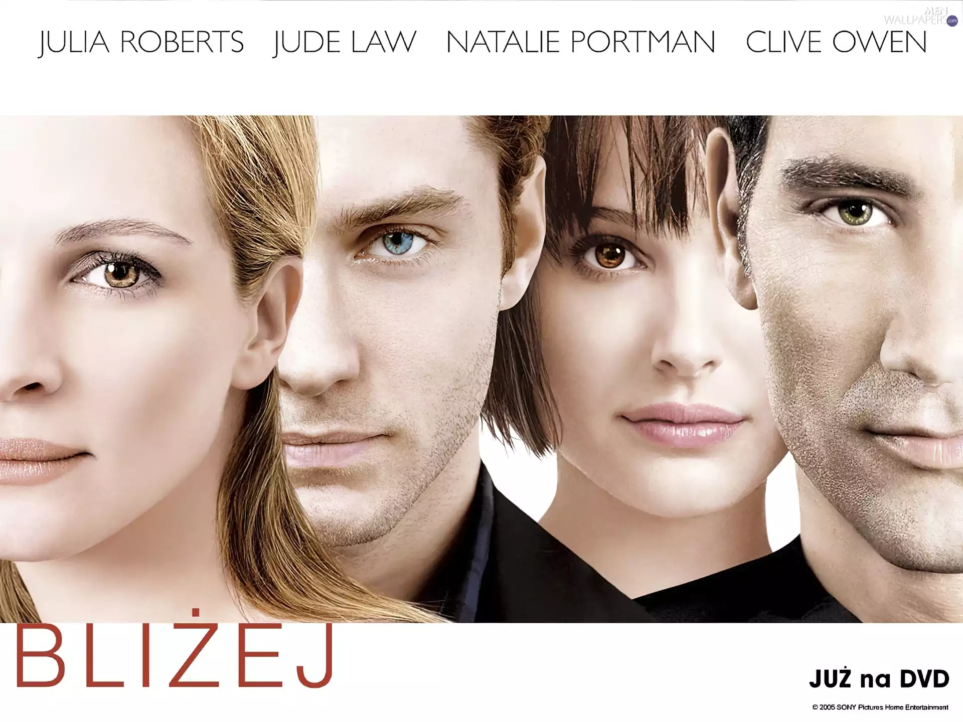 Clive Owen, Julia Roberts, Jude Law, Natalie Portman, closer