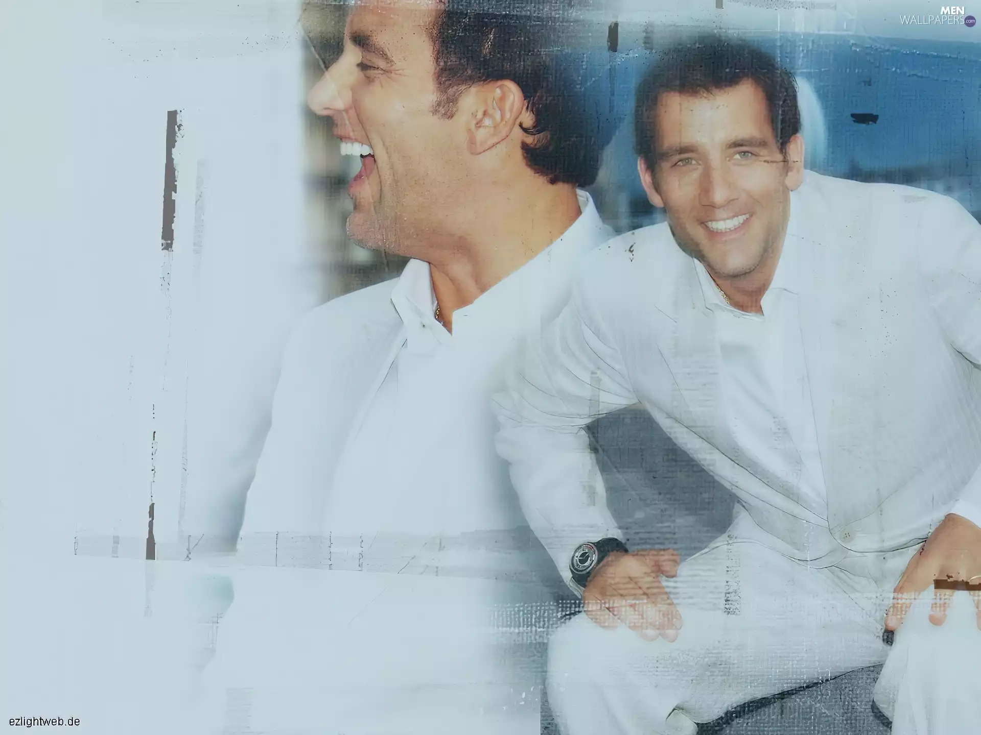 Watch, Clive Owen, White suit