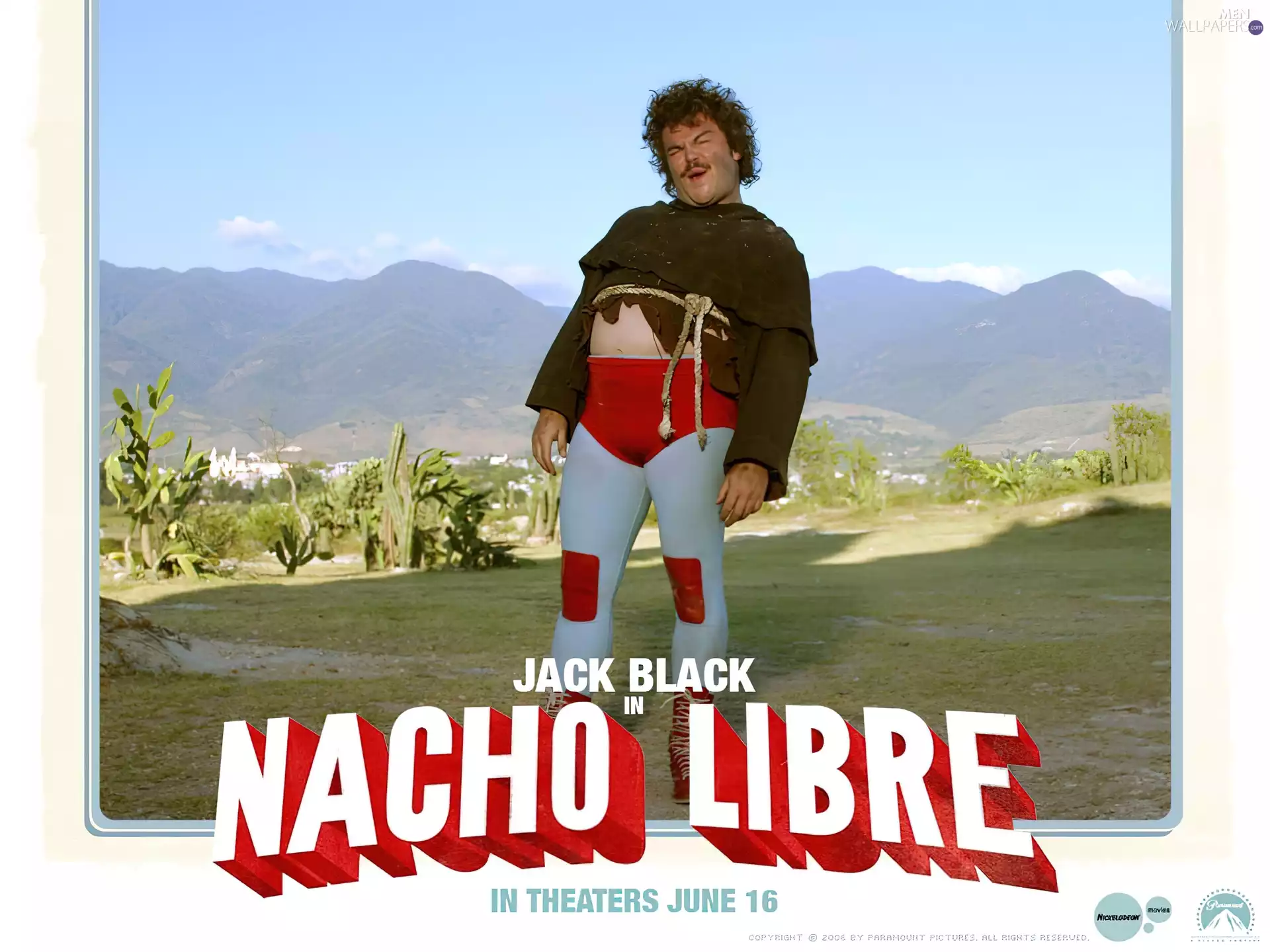 Cactus, Jack Black, clothes, Nacho Libre