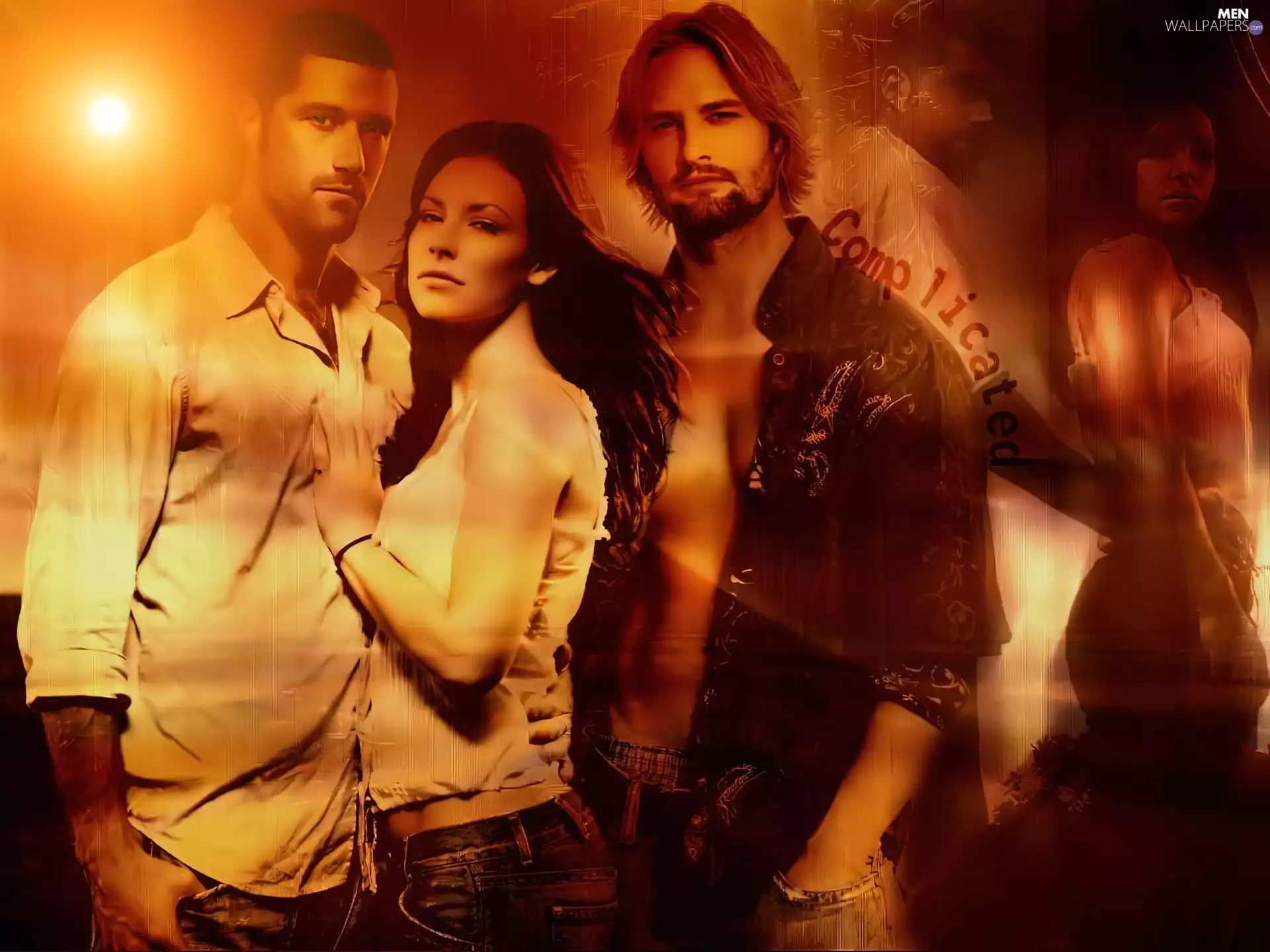 confused, series, Josh Holloway, Matthew Fox, Evangeline Lilly, lost