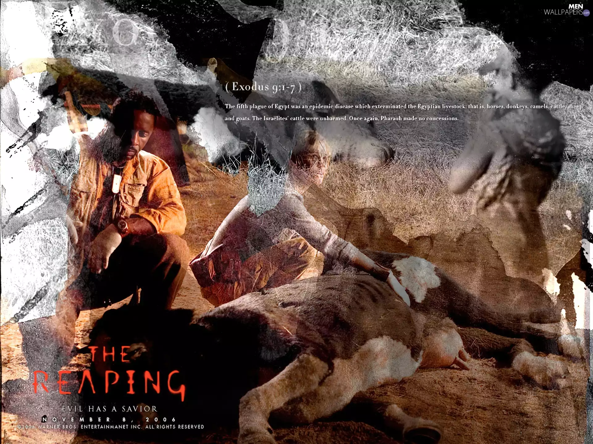 Reaping, Idris Elba, Cow, Hilary Swank