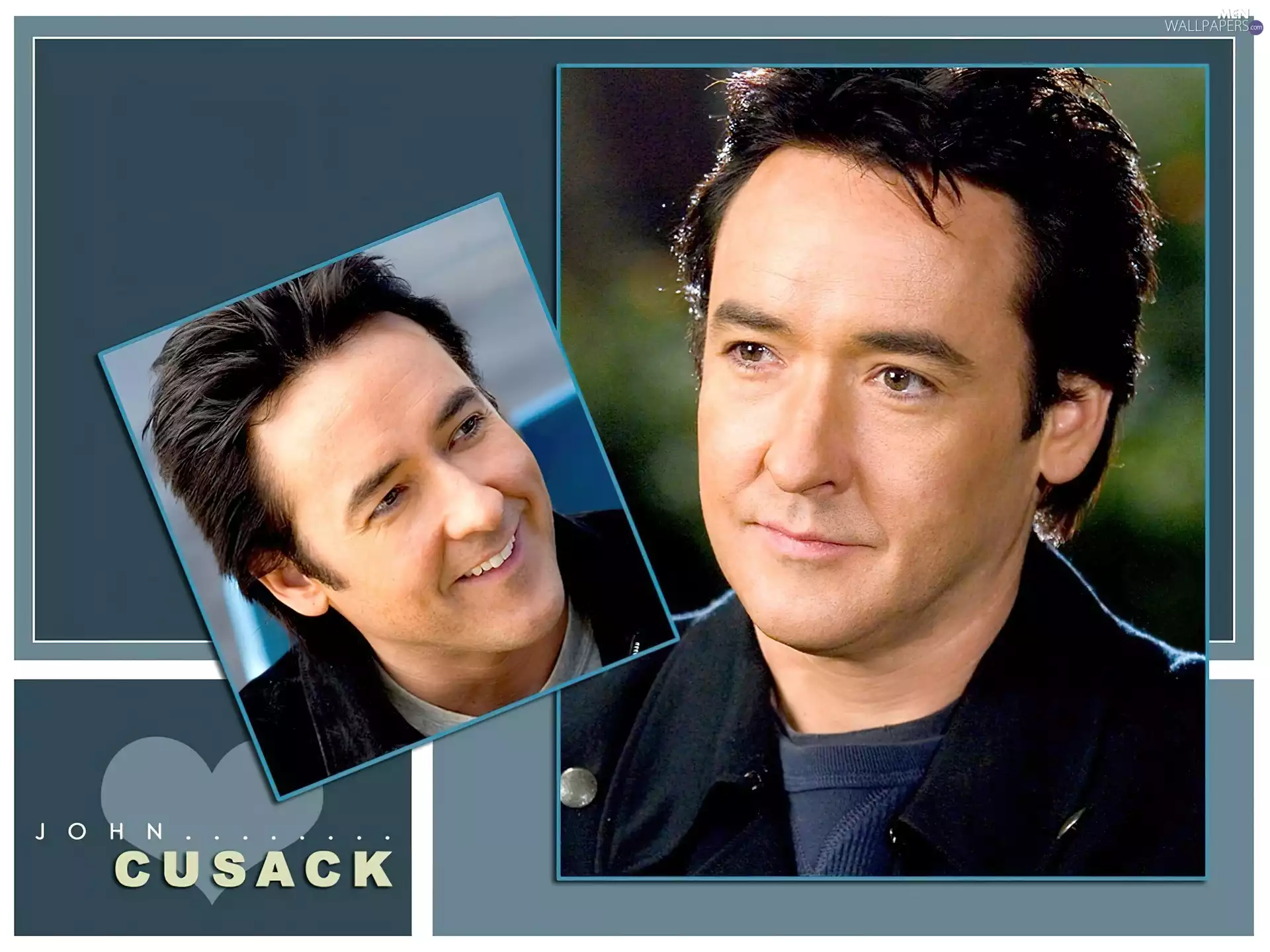 Brown eyes, John Cusack, dark hair