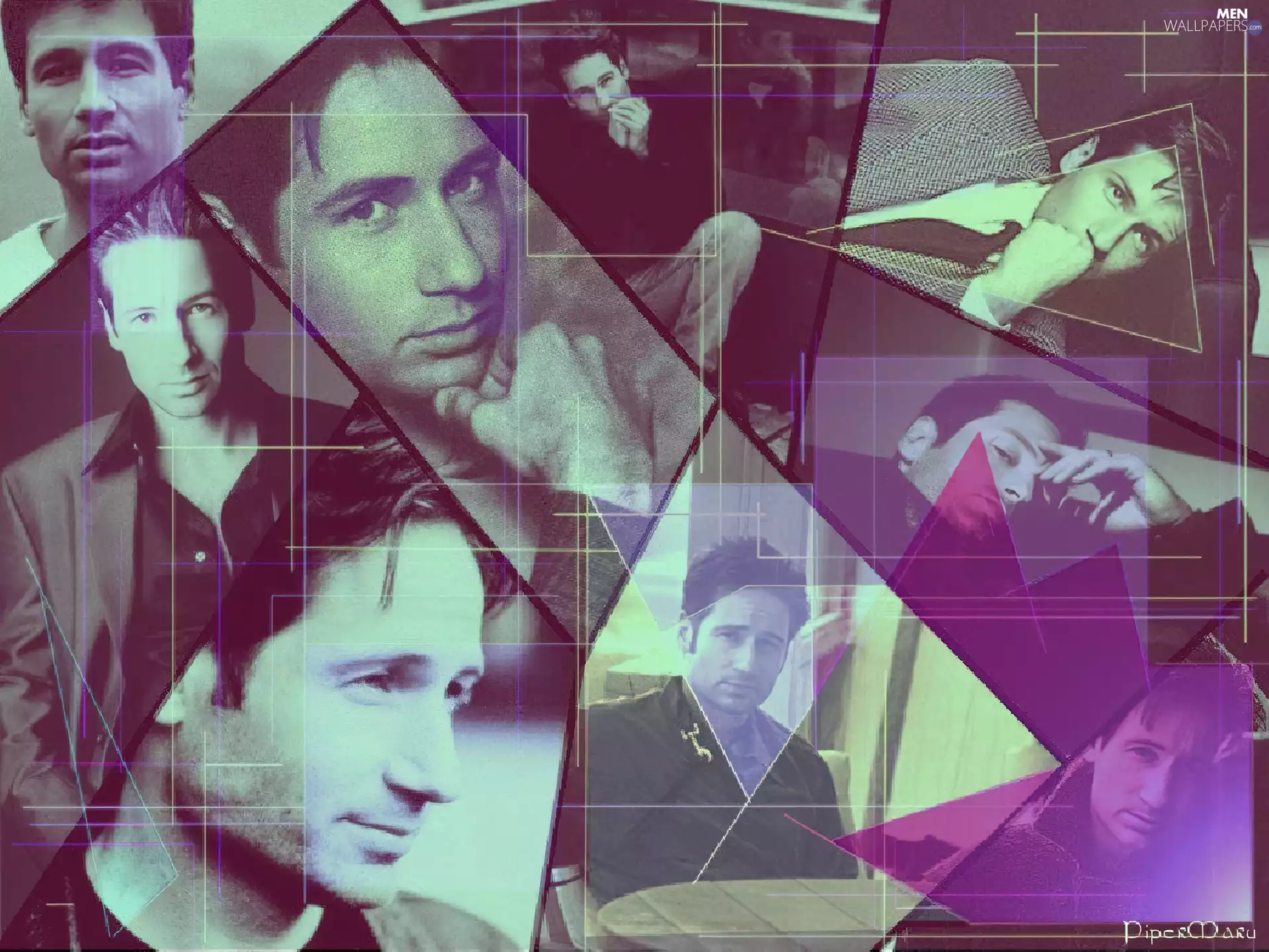 David Duchovny, faces