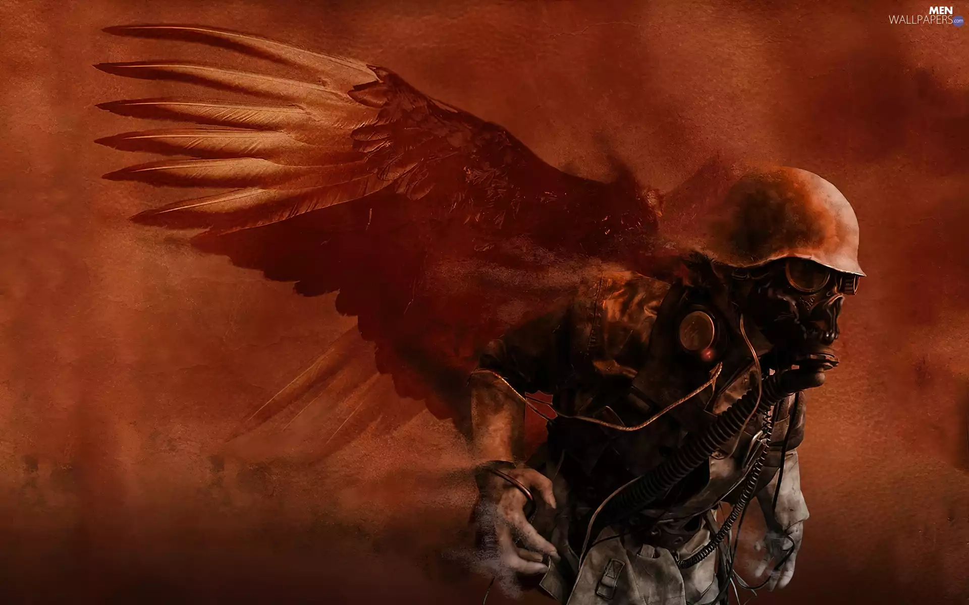 demon, soldier, wings