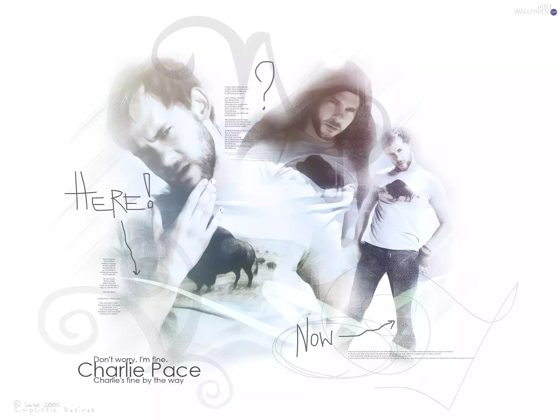 confused, series, background, Dominic Monaghan, White, lost