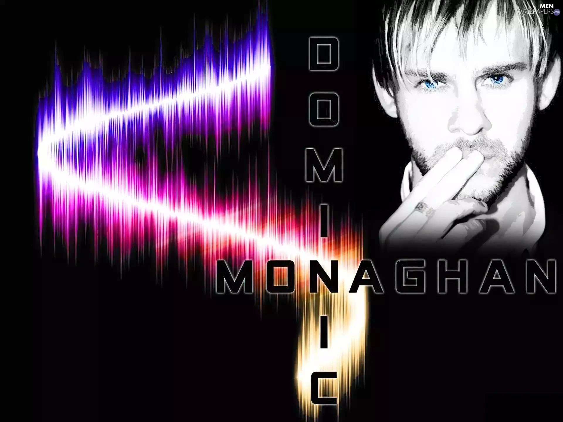 finger, Dominic Monaghan, Blue eyes