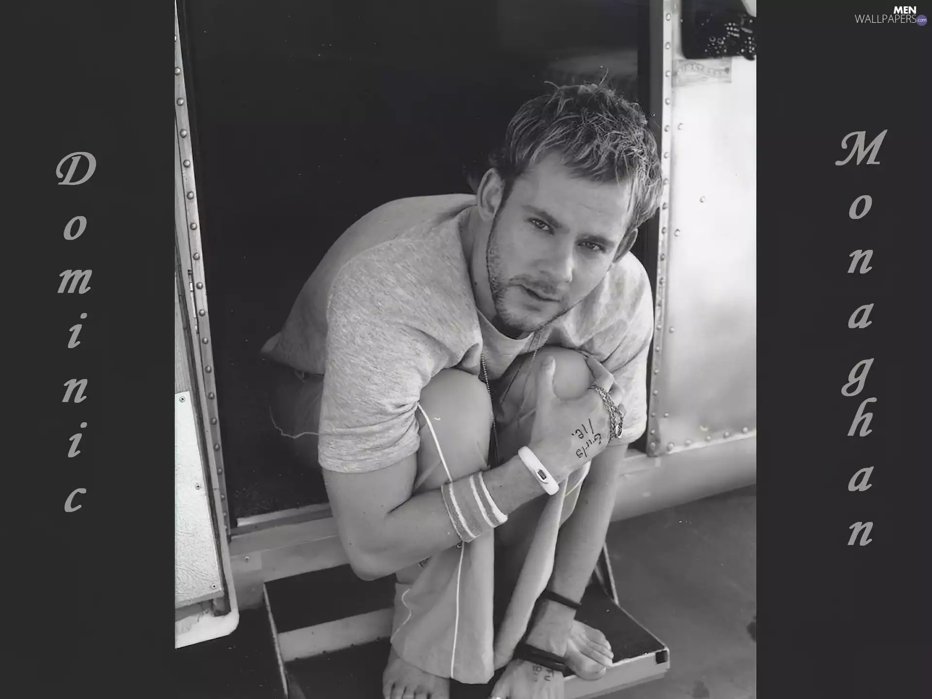 beard, Dominic Monaghan, Blond hair