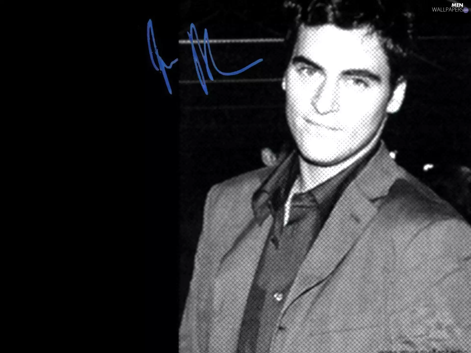 Joaquin Phoenix, gray dress