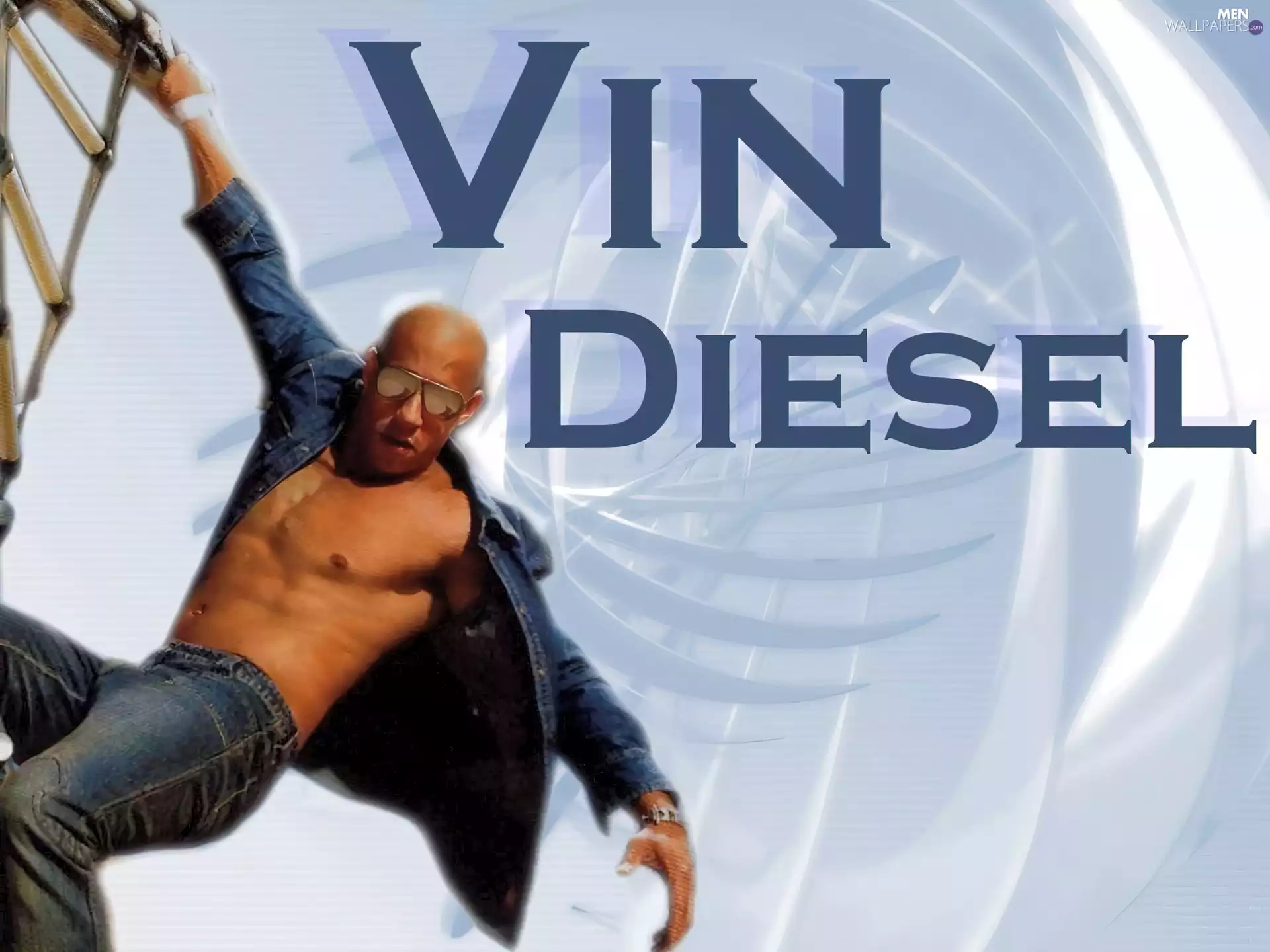 blue dress, Vin Diesel, Glasses