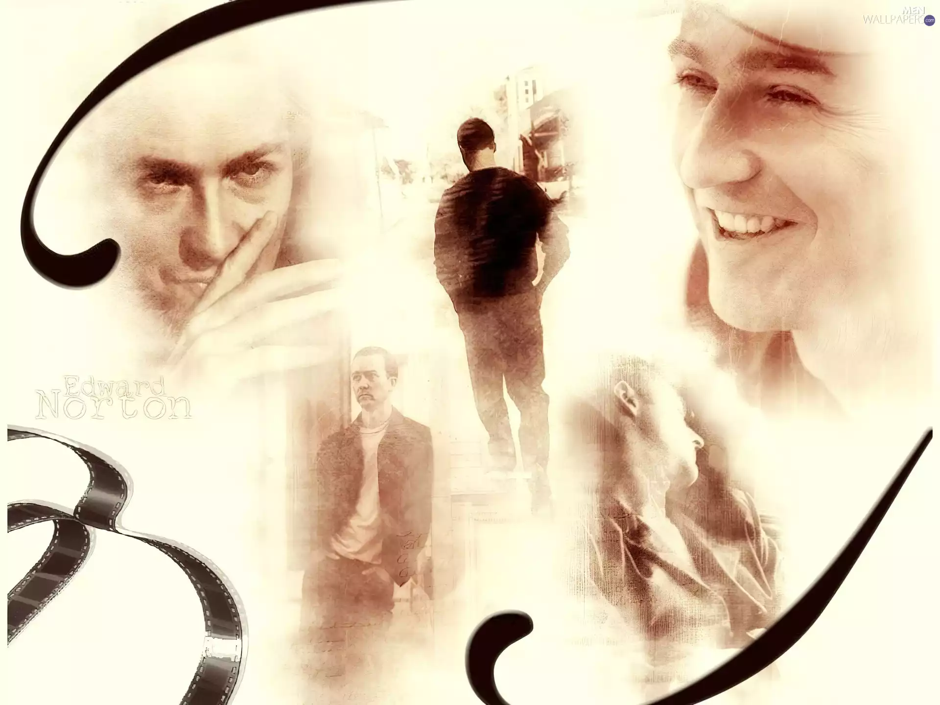 Edward Norton, faces