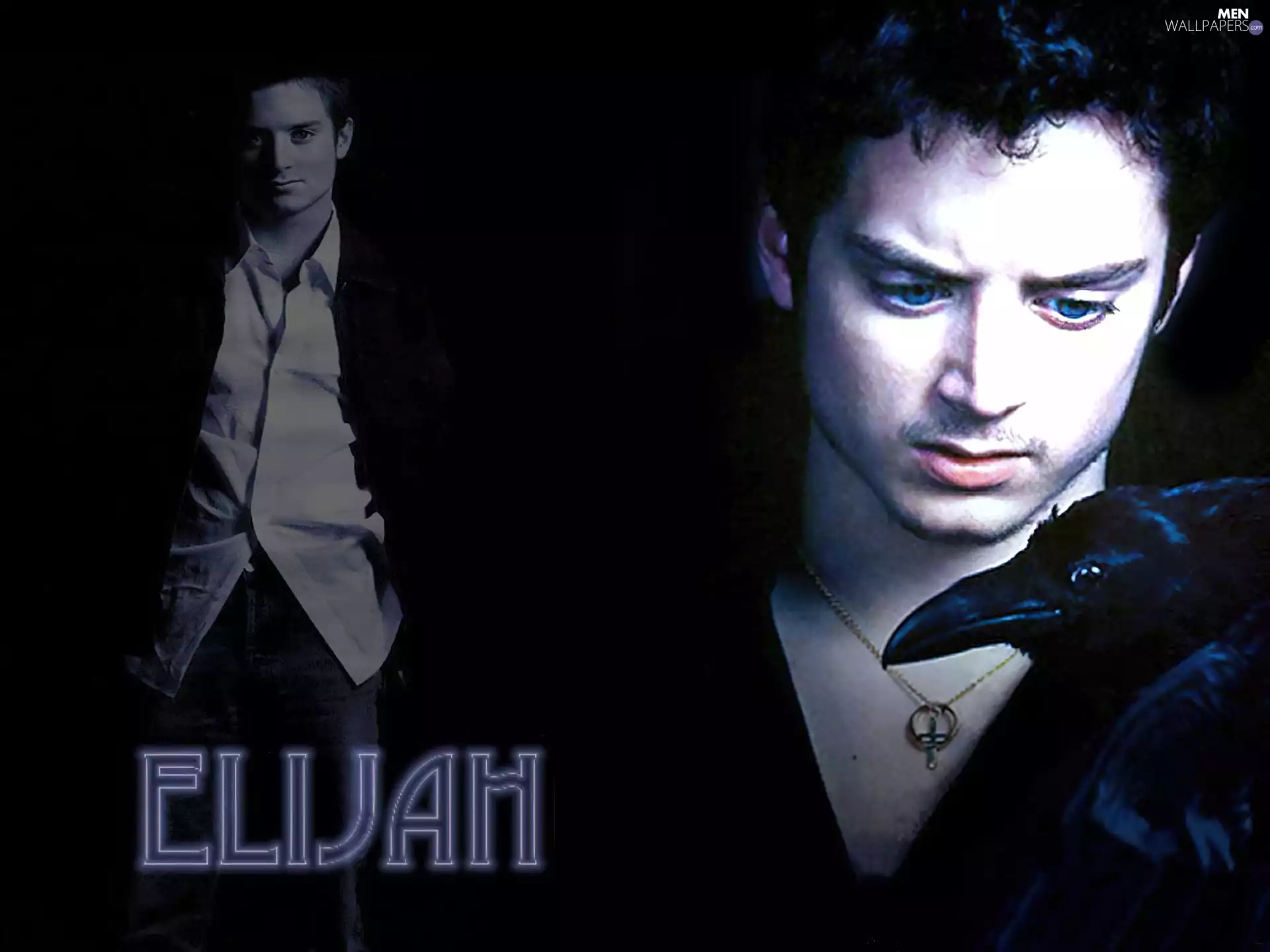 Crow, Elijah Wood, Blue eyes