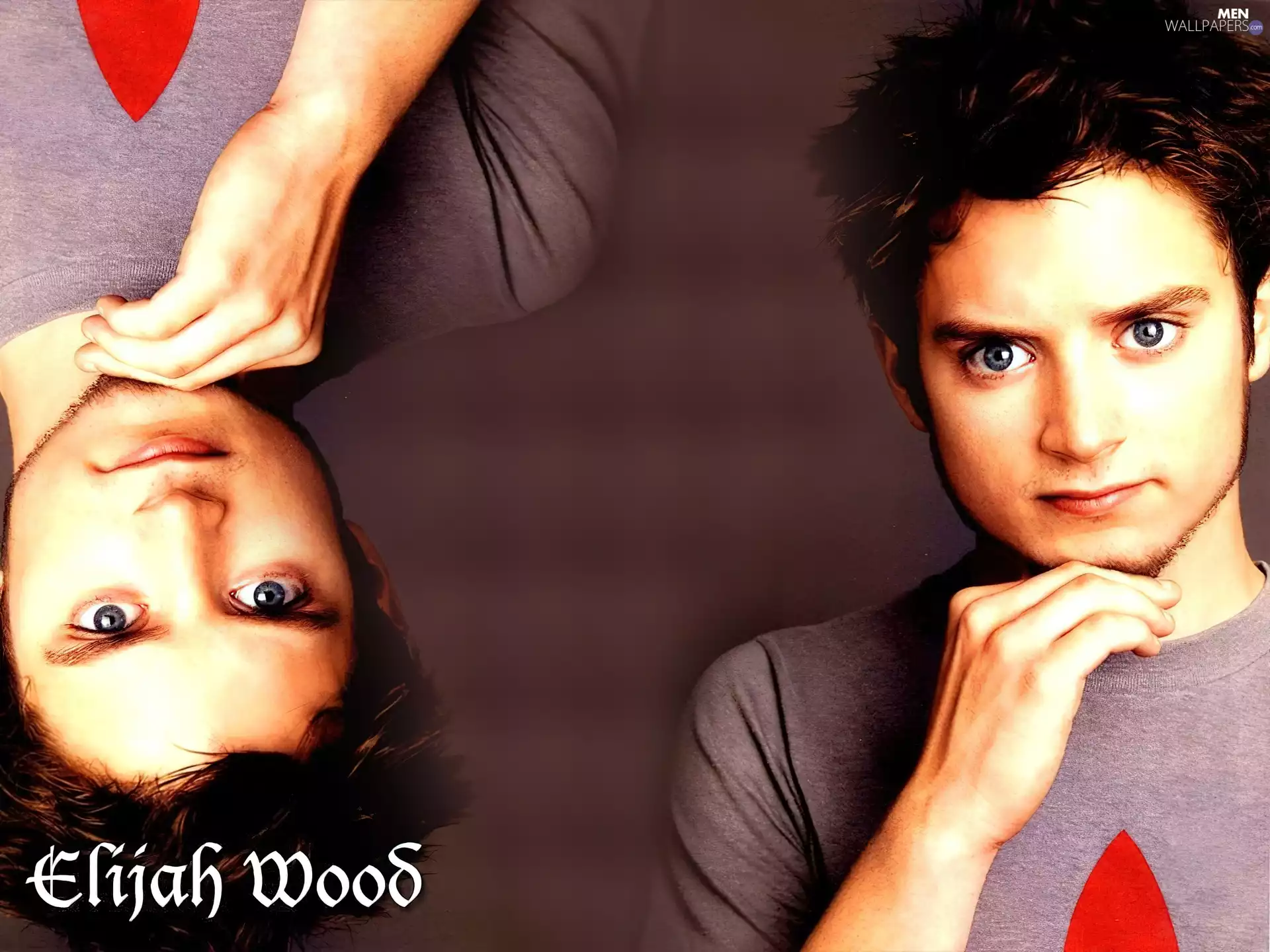 hand, Elijah Wood, Blue eyes
