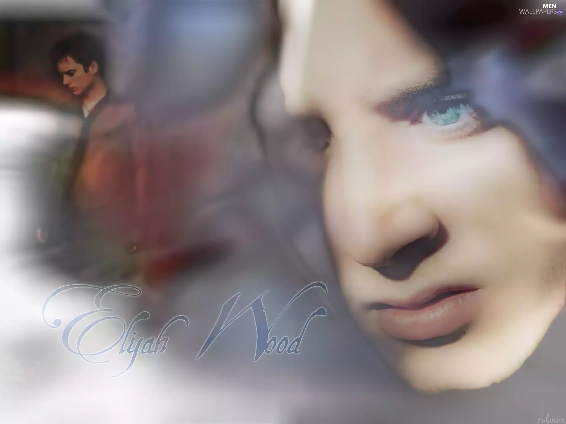 lips, Elijah Wood, Blue eyes