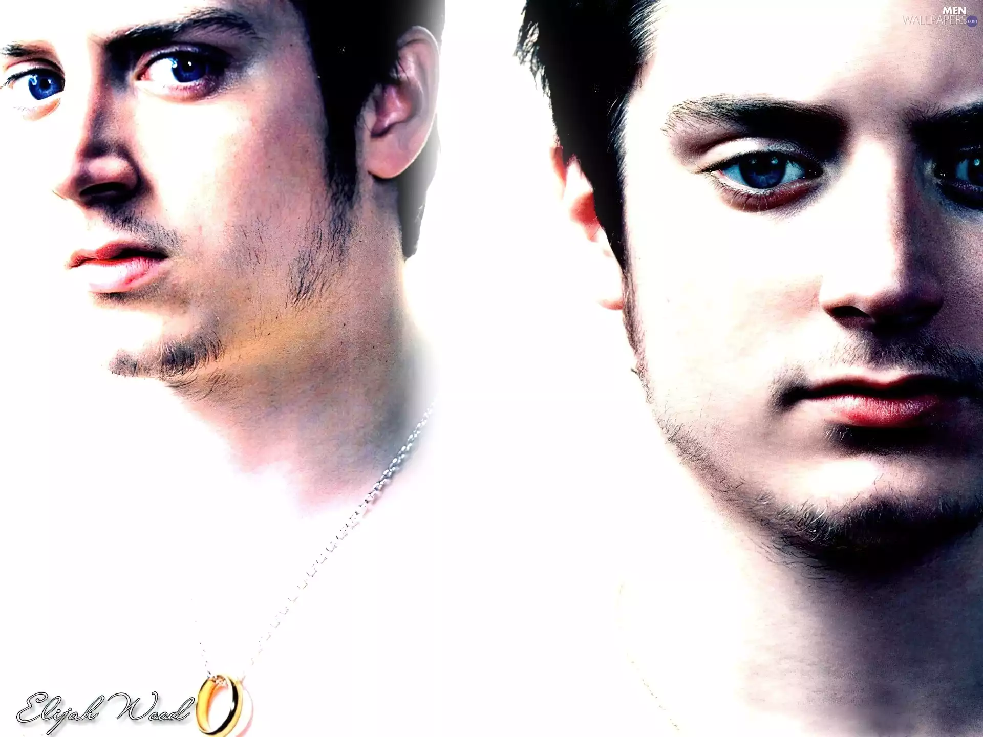 lips, Elijah Wood, Blue eyes