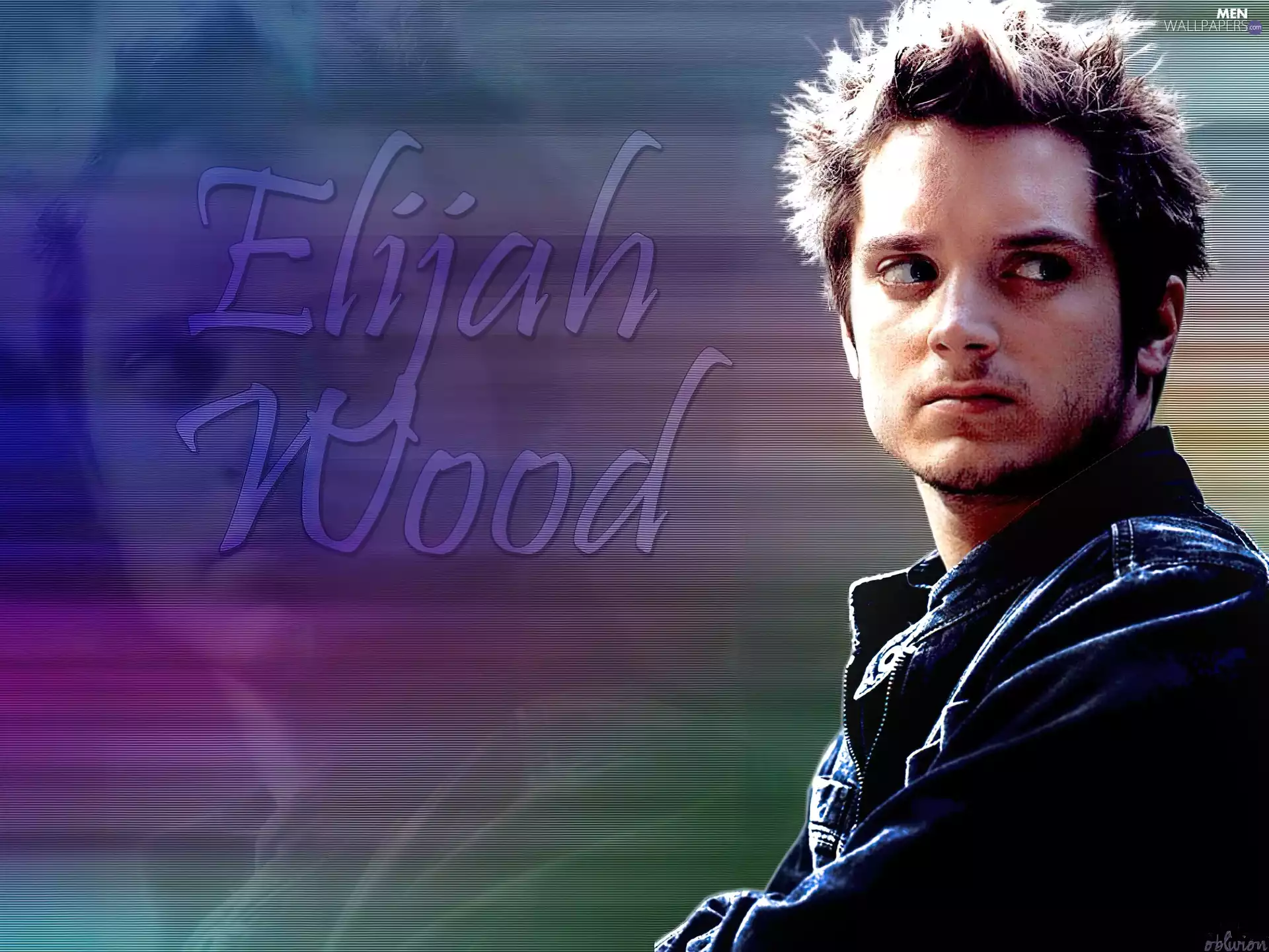 katana, Elijah Wood, Blond hair