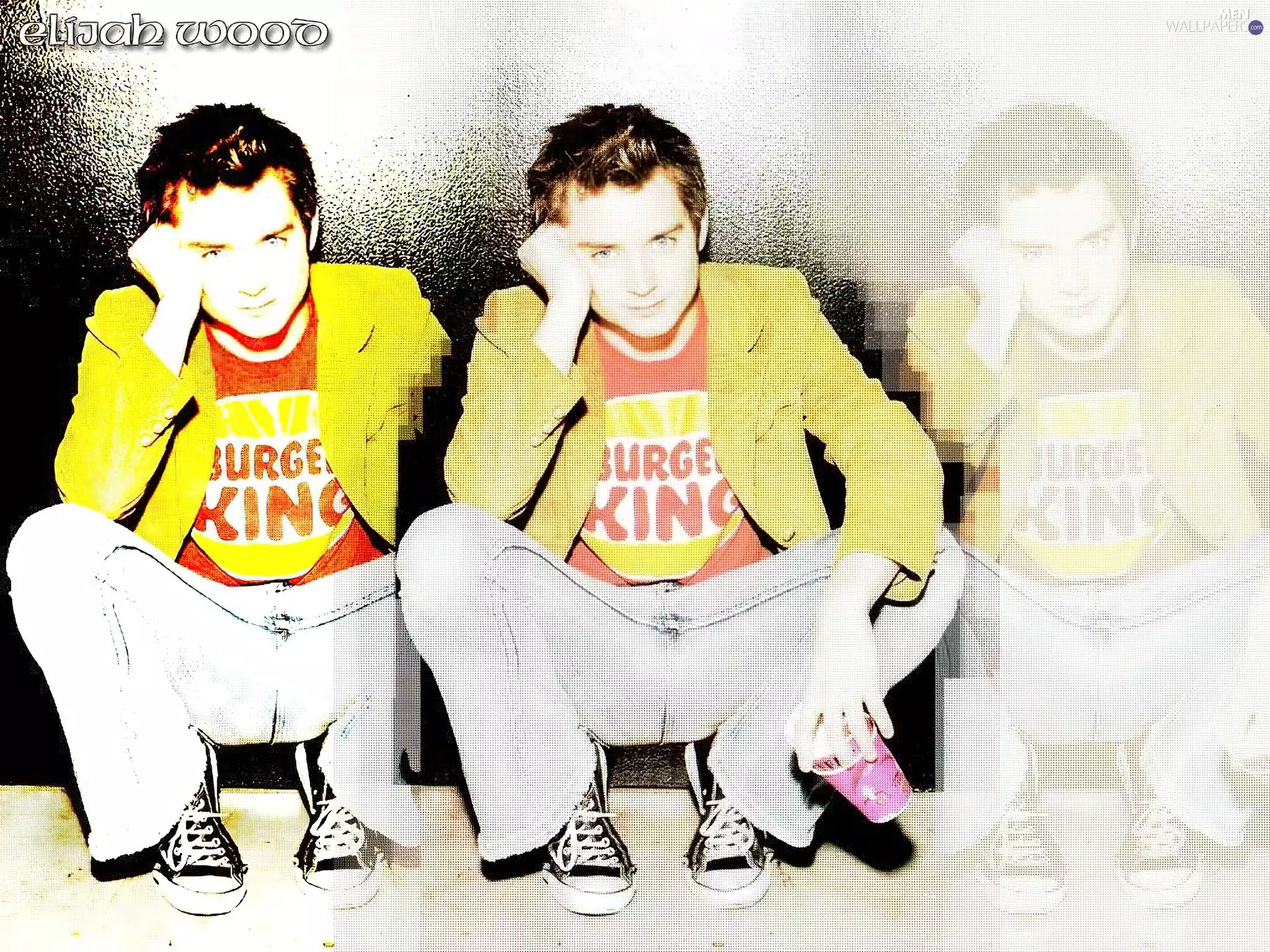 sneakers, Elijah Wood, yellow jacket