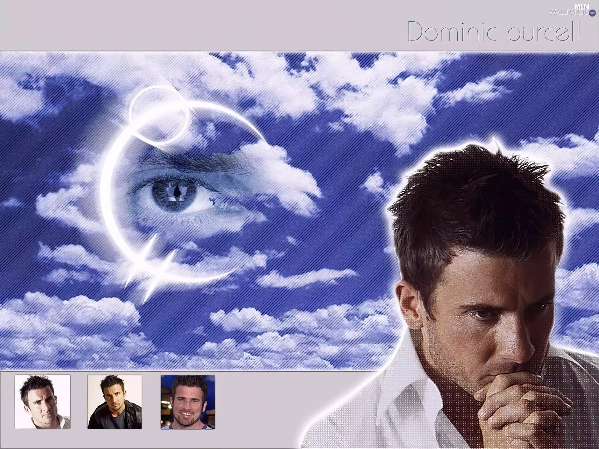 clouds, Dominic Purcell, eye