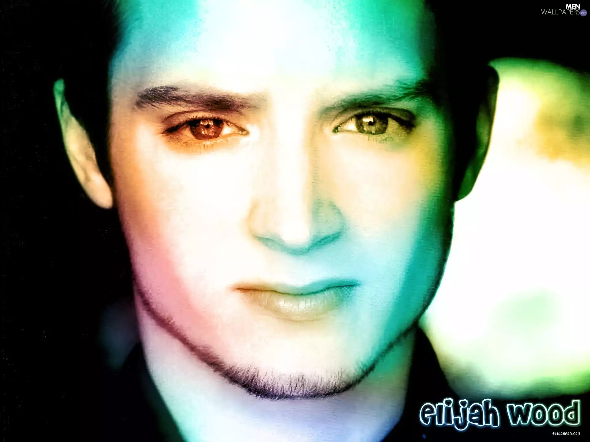 beard, Elijah Wood, Eyes