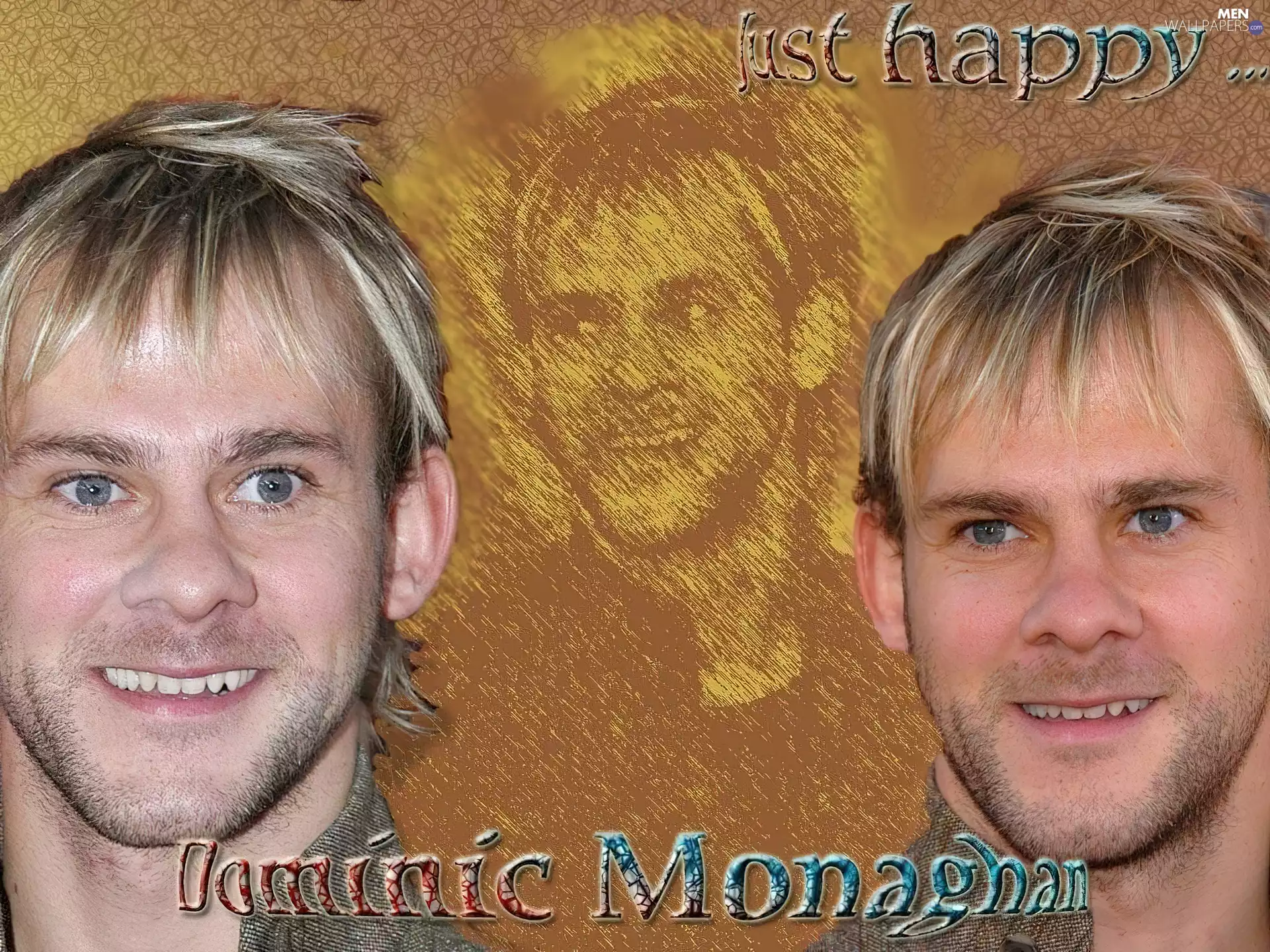 Dominic Monaghan, Blue eyes